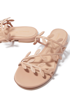 Flavia Leather Asymmetrical Sandals